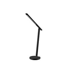 Tellur Smart WiFi Ρυθμιζόμενο φωτιστικό γραφείου 12W με υποστήριξη ασύρματης φόρτισης Qi 10W για smartphones (White/Warm) σε μαύρο χρώμα
