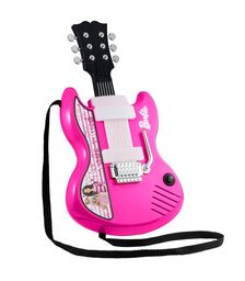 eKids Barbie Sing & Strum Guitar Ηλεκτρική Κιθάρα Karaoke για παιδιά με ενσωματωμένη μουσική, Sound Effects (BE-632) (Μωβ/Λευκό)