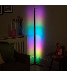 The Source LED Floor Light – Τηλεχειριζόμενο επιδαπέδιο Φωτιστικό LED ύψους 148 cm με 142 εφέ φωτισμού και RGB πολύχρωμο LED