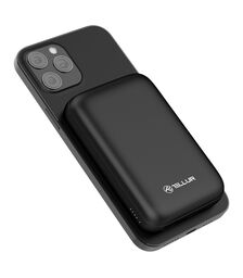 Tellur Compact Pro WPD101 Μαγνητικό Φορητό Power Bank 10.000mAh σε μαύρο χρώμα (TLL158381)