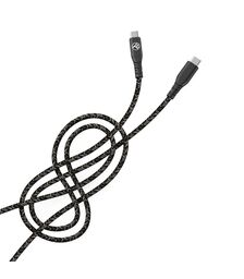 Καλώδιο φόρτισης και δεδομένων Tellur Green Data Cable Type-C σε Type-C – 1 μέτρο σε μαύρο χρώμα