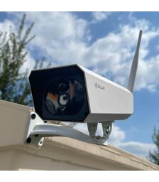 Tellur WiFi Smart Solar Outdoor Camera Έξυπνη IP Κάμερα εξωτερικού χώρου WiFi σε λευκό χρώμα, Solar, FullHD, 1080p, PIR