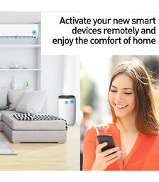Tellur Smart IR WiFi Remote Control Τηλεχειρισμός IR & Αισθητήρας θερμοκρασίας & υγρασίας WiFi σε μαύρο (TLL331241)
