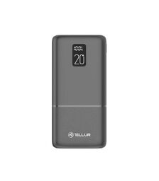 Tellur Powerbank PD202 Boost Pro 20.000mAh σε μαύρο χρώμα με 2x USB QuickCharge 3.0 (TLL158351)