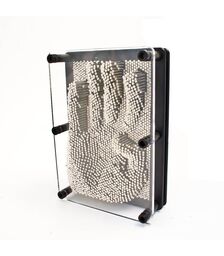The Source Pin Art - Επιτραπέζιο διακοσμητικό 3D Pin Art - Μαύρο / Ασημί