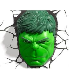 3D Light FX – 3DL – Marvel Hulk Face 3D Deco Light