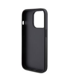 Guess Fixed Glitter 4G Logo Case Θήκη προστασίας από σιλικόνη – iPhone 15 Pro (Black – GUHCP15LHG4SGK)