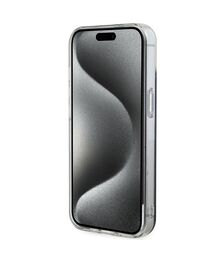 Guess Iridescent Magsafe Case Πολύχρωμη θήκη προστασίας από σκληρό πλαστικό – iPhone 15 (Rainbow Black – GUHMP15SHITSK)