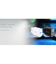Tellur Οικιακός Φορτιστής USB-C με PD 3.0 (PD3.0 20W) σε λευκό χρώμα (TLL151421)