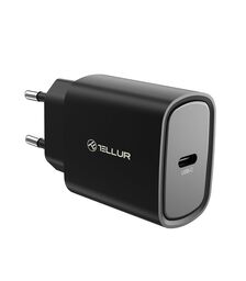 Tellur Οικιακός Φορτιστής USB-C με PD 3.0 (PD3.0 20W) σε μαύρο χρώμα (TLL151411)