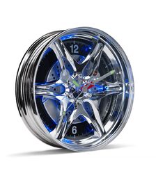 The Source Led Wheel Rim Clock- Φωτιζόμενο Ρολόι Τοίχου σε Σχήμα Τροχού