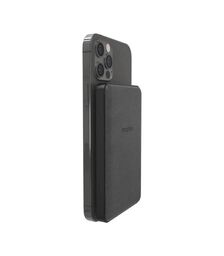 Mophie Snap+ Juice Pack Mini Μαγνητικό Powerbank 5.000 mAh με ενσωματωμένο Snap Adapter και υποστήριξη Qi & MagSafe σε χρώμα μαύρο