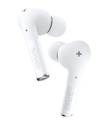 Defunc TRUE ENTERTAINMENT Bluetooth 5.2 Ασύρματα True Wireless Ακουστικά με θήκη (λευκό)