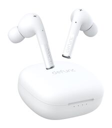 Defunc TRUE ENTERTAINMENT Bluetooth 5.2 Ασύρματα True Wireless Ακουστικά με θήκη (λευκό)