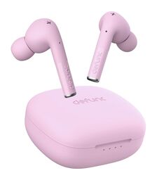 Defunc TRUE ENTERTAINMENT Bluetooth 5.2 Ασύρματα True Wireless Ακουστικά με θήκη (ροζ)