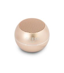 Guess Mini Φορητό Αλουμινένιο Ηχείο Bluetooth 3W με 4 ώρες αυτονομία (χρυσό)