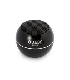 Guess Mini Φορητό Αλουμινένιο Ηχείο Bluetooth 3W με 4 ώρες αυτονομία (μαύρο)