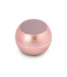 Guess Mini Φορητό Αλουμινένιο Ηχείο Bluetooth 3W με 4 ώρες αυτονομία (ροζ)