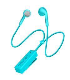 Defunc BASIC TALK In-Ear Bluetooth Earbuds Ασύρματα Ακουστικά σε cyan χρώμα