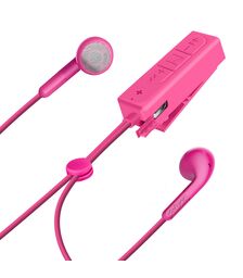 Defunc BASIC TALK In-Ear Bluetooth Earbuds Ασύρματα Ακουστικά σε ροζ χρώμα