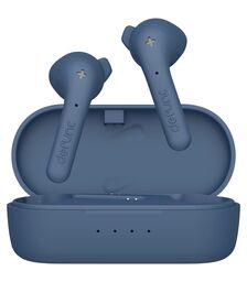 Defunc TRUE BASIC Bluetooth 5.2 Ασύρματα True Wireless Ακουστικά με θήκη (μπλε)