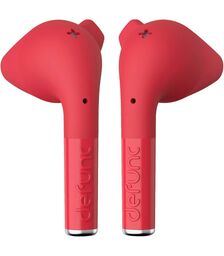 Defunc TRUE GO SLIM Bluetooth 5.2 Ασύρματα True Wireless Ακουστικά με θήκη (κόκκινο)