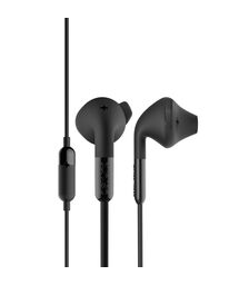 Defunc PLUS HYBRID In-Ear Earbuds Ενσύρματα Ακουστικά σε μαύρο χρώμα