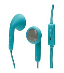 Defunc BASIC TALK In-Ear Earbuds Ενσύρματα Ακουστικά σε cyan χρώμα