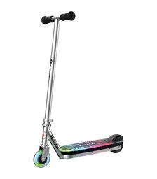 Razor Παιδικό Ηλεκτρικό Πατίνι Color Rave με μέγιστη ταχύτητα 12 km/h κατάλληλο για παιδιά 8 ετών και άνω σε χρώμα Silver