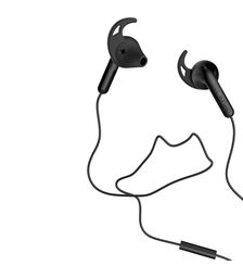 Defunc PLUS SPORT In-Ear Earbuds Ενσύρματα Ακουστικά σε μαύρο χρώμα