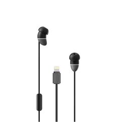 DesignNest earBeans |Bass| Ελαφριά ακουστικά σε σχήμα φασολιού με υποδοχή Lightning (γκρι)