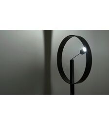 DesignNest Enso Floating Lamp Σφαιρική διακοσμητική λάμπα διαμέτρου 30 εκατοστών με ροοστάτη αφής (Μαύρο)