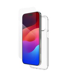 iFrogz Defence Glass & Case Bundle Προστατευτική θήκη και τζάμι οθόνης για iPhone 15 Pro Max (διάφανο)