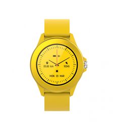 Forever Smartwatch με παλμογράφο Colorum CW-300 xYellow σε κίτρινο χρώμα