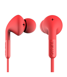 Defunc Plus Music In-Ear Earbuds Ενσύρματα Ακουστικά σε κόκκινο χρώμα