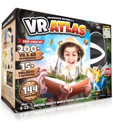 Abacus Brands VR Atlas Επιστημονικό σετ εικονικής πραγματικότητας του καθηγητή Maxwell – Πλήρης Αγγλική Έκδοση – Περιλαμβάνει Γυαλιά VR