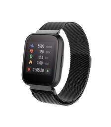 Forever ForeVigo 2 SW-310 Smartwatch με Παλμογράφο και δύο λουράκια (Μαύρο)