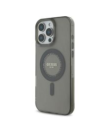 Guess Magsafe “Rhinestones” Hard Case Θήκη προστασίας από σκληρό πλαστικό – iPhone 16 Pro Max (Μαύρο – GUHMP16XPFTDTEK)