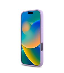 Guess Magsafe “Saffiano Collection" Hard Case Θήκη προστασίας από δερματίνη – iPhone 16 Pro Max (Μωβ – GUHMP16XPSAHMCU)