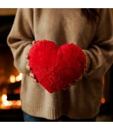 Warming Heart Pillow – Deluxe Θερμαινόμενο Μαξιλάρι Καρδιά