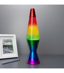The Source – Rainbow Molten Λάμπα Λάβας LED με Μεταλλική Βάση