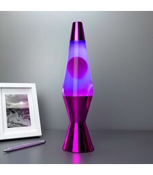 The Source – Purple Molten Λάμπα Λάβας LED με Μεταλλική Βάση