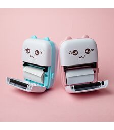 Maxlife Bluetooth thermal printer MXTP-100 pink - Παιδική ψηφιακή φωτογραφική μηχανή στιγμιαιας εκτύπωσης σε ροζ χρώμα