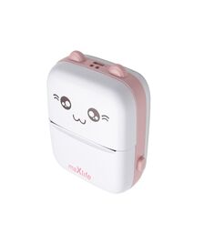 Maxlife Bluetooth thermal printer MXTP-100 pink - Παιδική ψηφιακή φωτογραφική μηχανή στιγμιαιας εκτύπωσης σε ροζ χρώμα