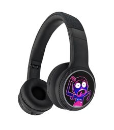 Lazerbuilt Rick & Morty Light-Up Bluetooth Headphones – Ασύρματα Παιδικά Ακουστικά με Μικρόφωνο