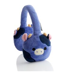 Lazerbuilt Squishmallows Ingred The Cow – Λούτρινα Ασύρματα Παιδικά Ακουστικά με Μικρόφωνο