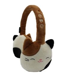 Lazerbuilt Squishmallows Cam the Cat – Λούτρινα Ασύρματα Παιδικά Ακουστικά με Μικρόφωνο