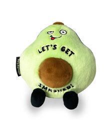 Punchkins Plush Χιουμοριστικό Λούτρινο Αβοκάντο – "Let's Get Smashed"