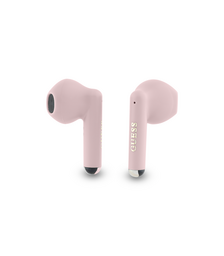 Guess Printed Classic Logo Bluetooth Stereo Headset True Wireless Ασύρματα Ακουστικά & θήκη φόρτισης (Ροζ – GUTWSJ14ESGP)