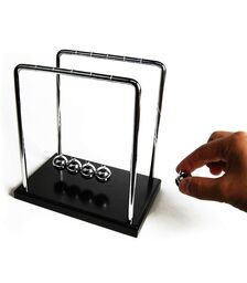 Giant Newton's Cradle - Γιγαντιαίο Εκκρεμές του Νεύτωνα – Κομψό και Εκπαιδευτικό Διακοσμητικό Γραφείου
